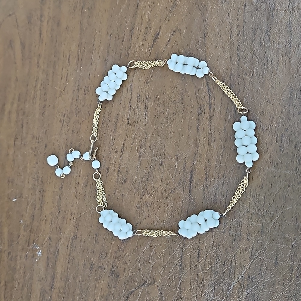 Vintage Hobé Choker Glass Bead Necklace